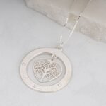 Tree of Life Moissanite Name Necklace — view 2