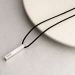 3D Bar Name Necklace for Men — view 2