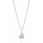 Beaded Chain Heart Necklace — view 1