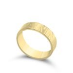 Block Letters Custom Name Ring — view 3