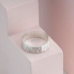 Block Letters Custom Name Ring — view 2