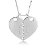 Breakable Heart Necklace for Couples — view 1