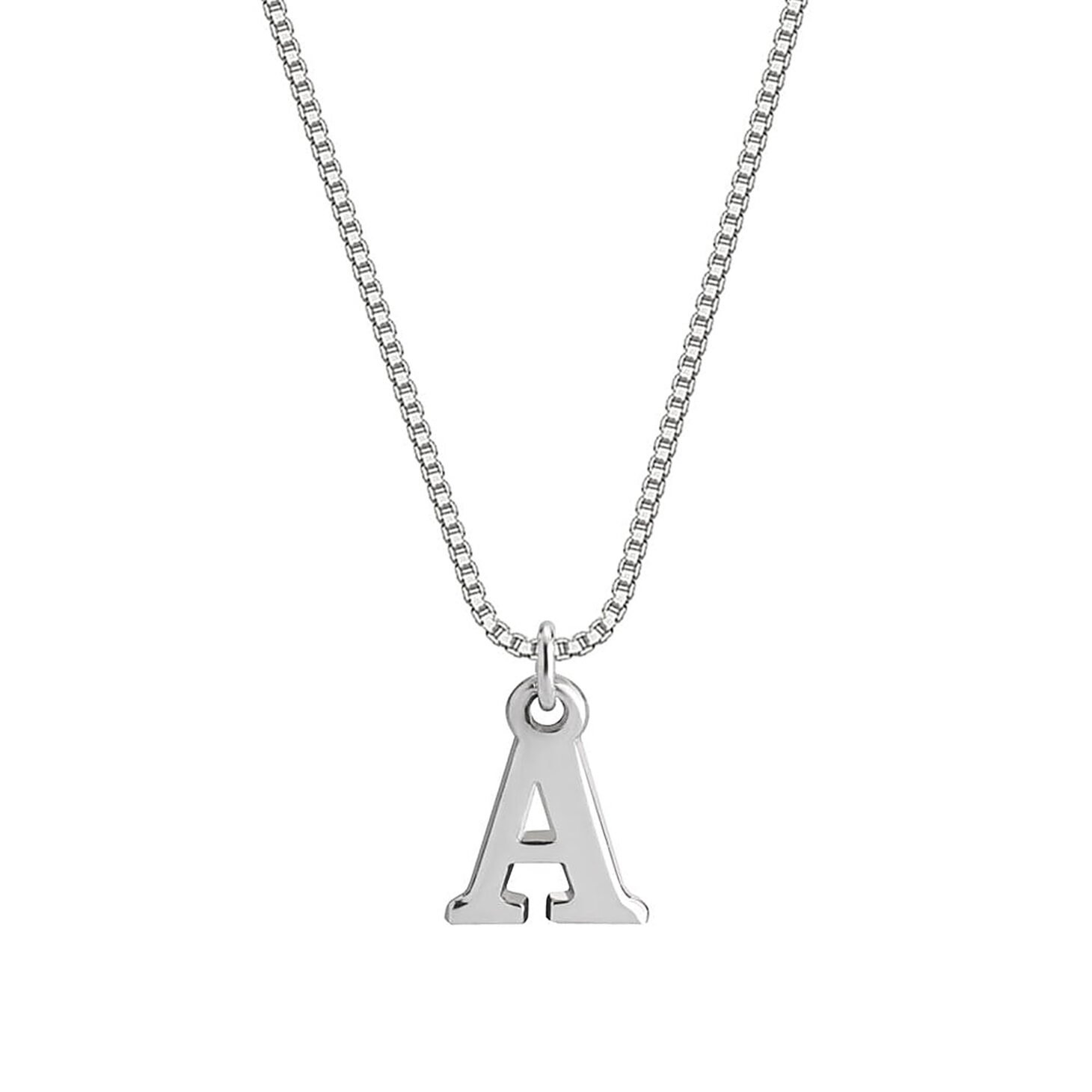 Capital Initial Necklace | Personalized Letter Pendant
