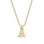 Capital Initial Necklace | Personalized Letter Pendant — view 6