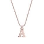 Capital Initial Necklace | Personalized Letter Pendant — view 8