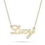 Classic Sterling Silver Name Necklace — view 2