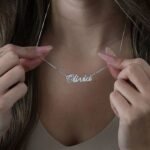Classic Sterling Silver Name Necklace — view 9