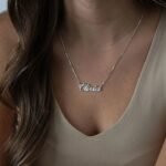 Classic Sterling Silver Name Necklace — view 13