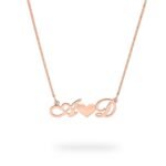 Couple Initials Necklace — view 4
