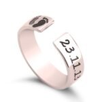 Custom Baby Footprint Ring — view 3