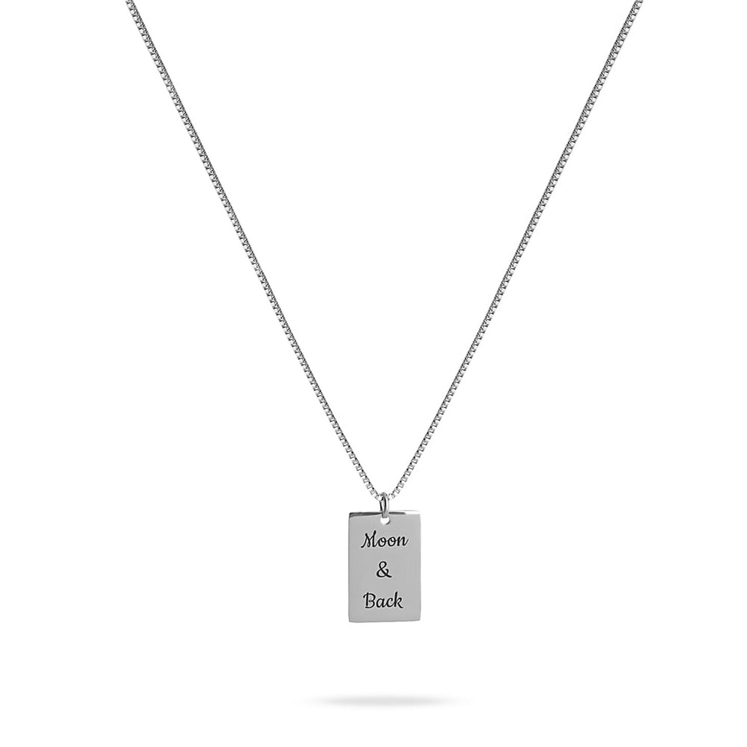 Custom Engraved Tag Necklace