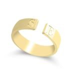 Customizable Initials Wrap Ring — view 2