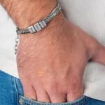 Dad Beaded Bracelet with Kids’ Names — view 3