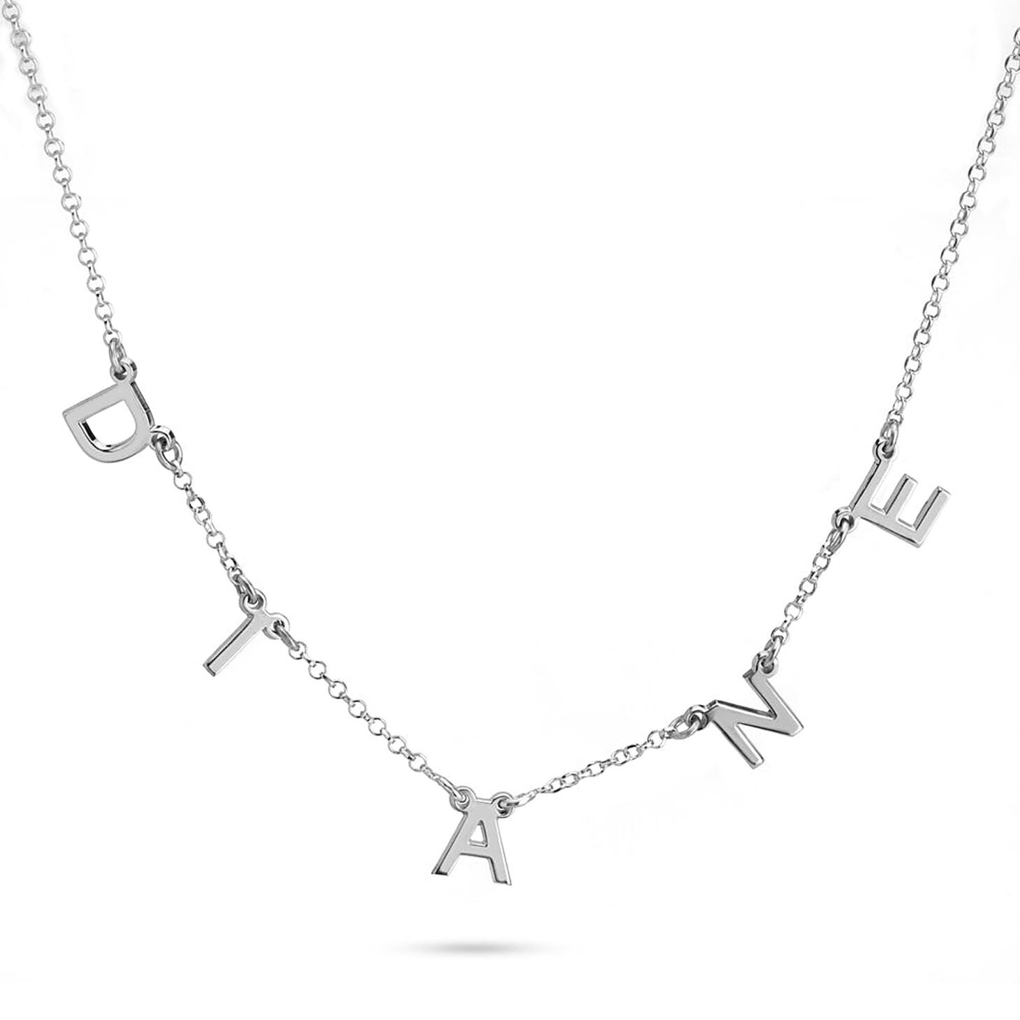 Dainty Initials Choker Necklace | Personalized Letters