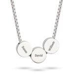 Engraved Charms Necklace for Men — view 1