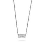 Engraved Spinning Bar Necklace — view 1