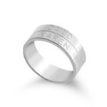 Engraved Stacking Name Ring — view 1