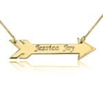 Feather Arrow Necklace — view 2