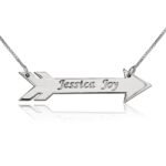 Feather Arrow Necklace — view 1