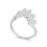Flower Engraved Ring — view 1