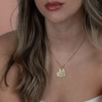 Heart and Cross Necklace — view 2