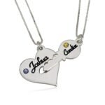 Heart and Key Necklace — view 1