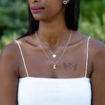 Heart Initial Layered Necklace | Personalized — view 2