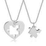 Heart Puzzle Necklace — view 1