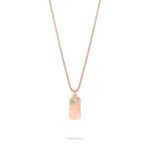 Initial Birthstone Charm Necklace — view 3