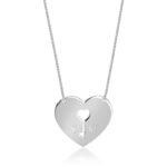 Key to My Heart Necklace | Personalized Pendant — view 1