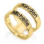 Layered Name Ring — view 2