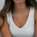 Layered Star of David Initial Choker — view 2