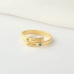 Mom Ring with Kids’ Names — view 1