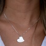Mother Daughter Heart Necklace Set — view 4