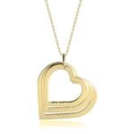 Mother’s Heart Necklace — view 3