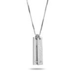 Multi-Bar Birthstone Name Necklace — view 1