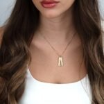 Multi-Bar Birthstone Name Necklace — view 2