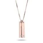 Multi-Bar Birthstone Name Necklace — view 4