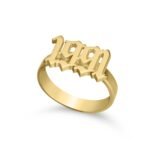 Old English Year Ring — view 4