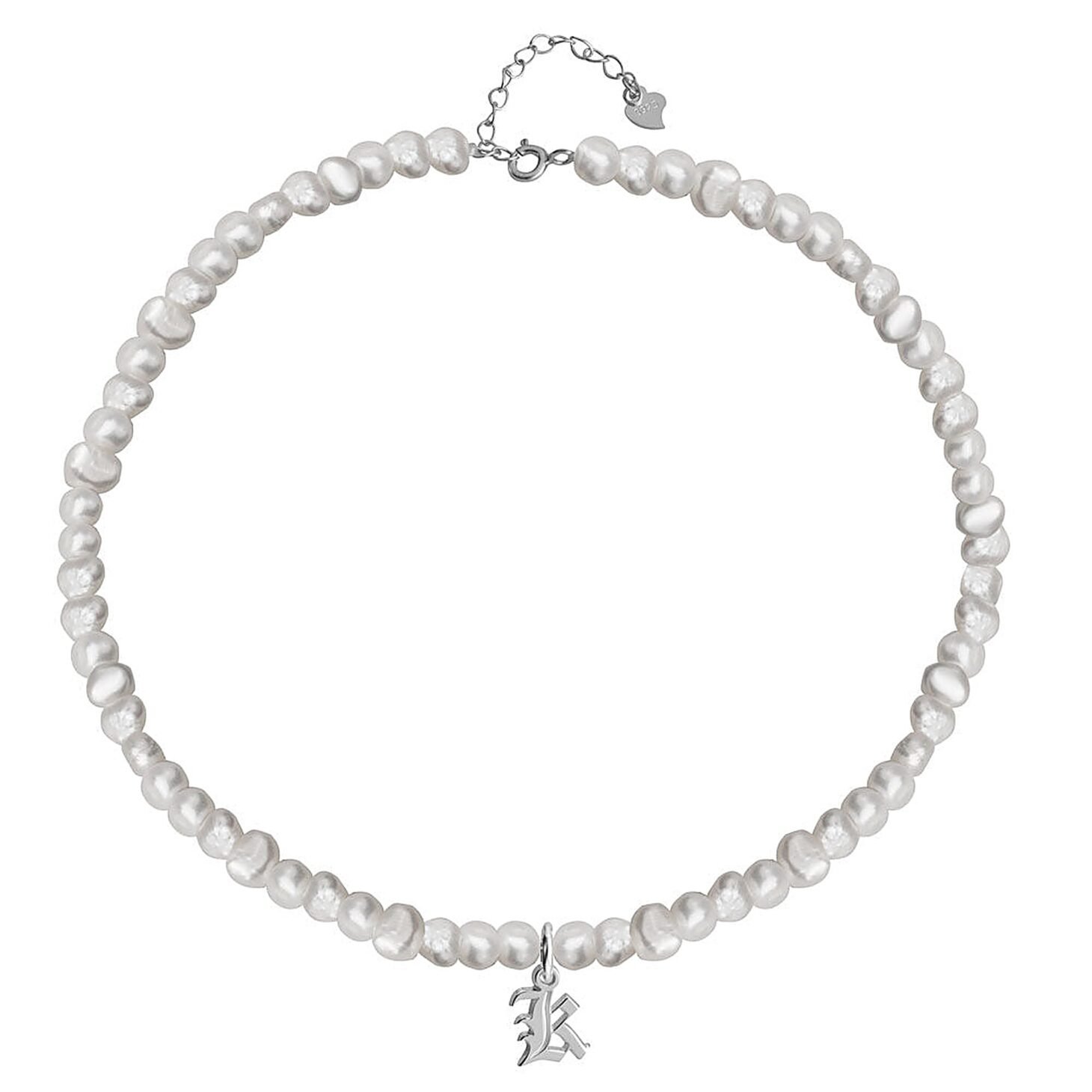 Freshwater Pearl Initial Necklace