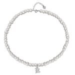 Freshwater Pearl Initial Necklace — view 1