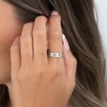 Personalized Engraved Ring with Cut Out Heart — view 2