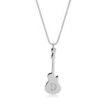 Personalized Guitar Necklace | Custom Name Pendant — view 1