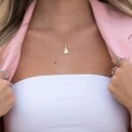 Personalized Guitar Necklace | Custom Name Pendant — view 2