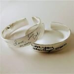 Personalized Handwriting Bracelet — view 4