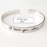 Personalized Handwriting Bracelet — view 2