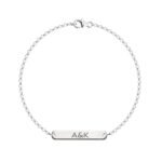 Personalized His and Hers Initial Bracelet — view 8
