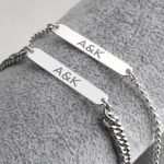 Personalized His and Hers Initial Bracelet — view 10
