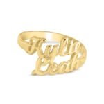Personalized Two / Three Names Ring — view 3
