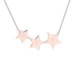 Shooting Star Initial Necklace — view 3